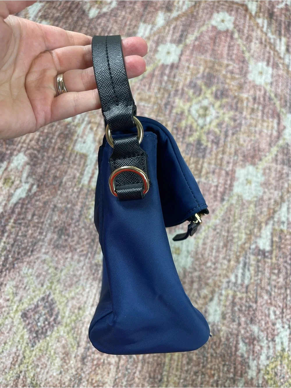 NEW Kate Spade Blake Avenue Miri Nylon Bag Navy Blue